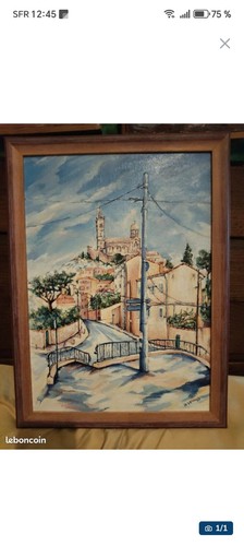Tableau marseille notre dame - tableau,