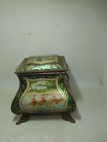 Ancienne boite fer - boite, decor
