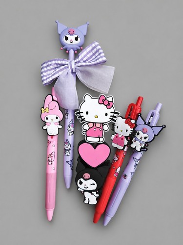Lot stylos couleurs plastique