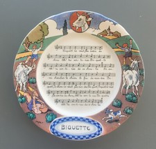 assiette faience sarreguemines