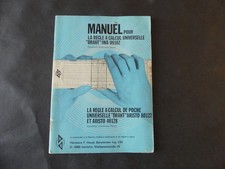 MANUEL POUR LA REGLE A CALCUL