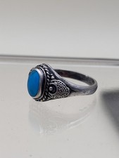 Ancienne Bague En Argent Et