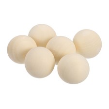 6 boules bois dur 35mm non