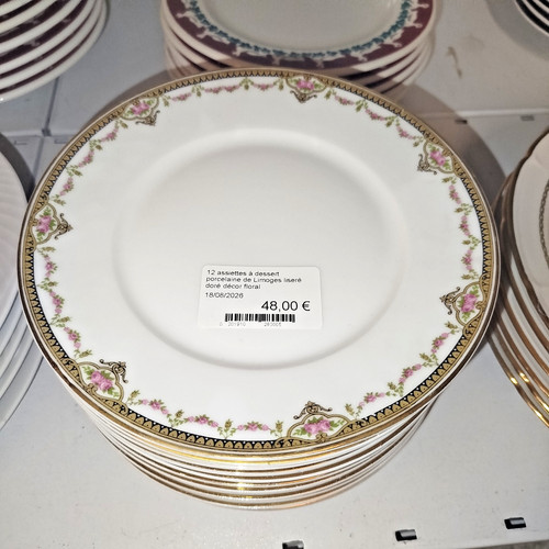 Assiettes dessert - a,
