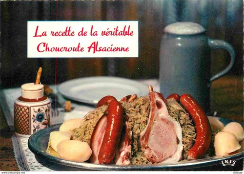 Carte postale recettes de - -,