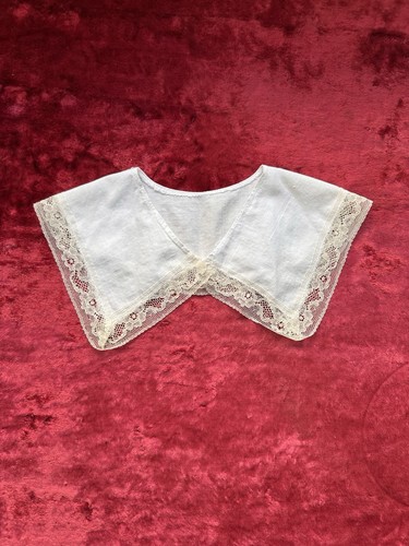 Col pour robe poupée ancienne - pour,
