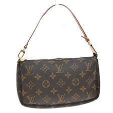 LOUIS VUITTON Pochette Accessoires Hand Bag Monogram Leather BN M51980 83AA083