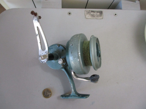 Ancien moulinet peche - moulinet, (fishing