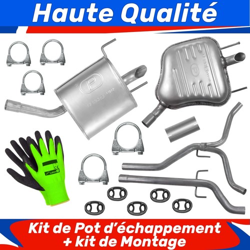 Kit pot échappement - kit,