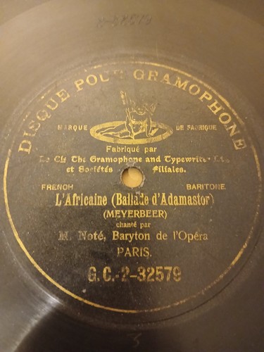 78t gramophone monoface noté - 78t,