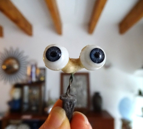 Yeux bleus poupée - , anciens