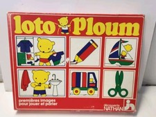 Loto Ploum Card Game Lotto Nathan 1984