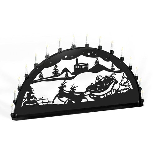 Arc lumineux père noël renne - arc,
