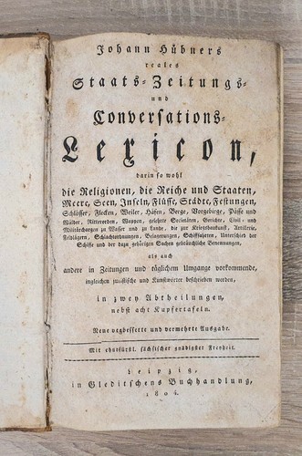 1804 johann hübner - johann,