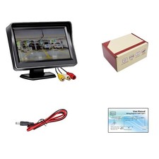 Kit de système de stationnement arrière avec caméra de recul et moniteur LCD TF,
