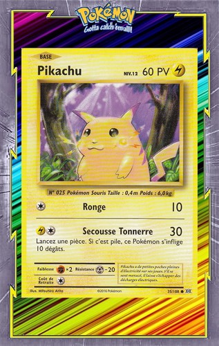 Pikachu xy12 evolutions - -, xy12:evolutions