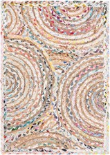 Tapis 100 % coton jute naturel