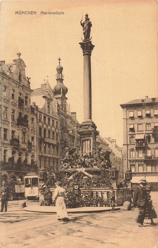 München mariensäule tram - mariensäule, rue
