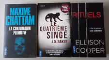 Lot de trois livres pocket thème Thriller/Horreur (N°3909S)