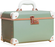 Vanity Case Rigide Femme Beauty Case Mallette Rangement Maquillage Makeup Case D