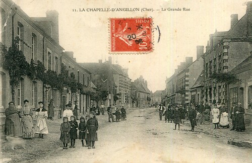 Carte chapelle angillon - la, d'angillon