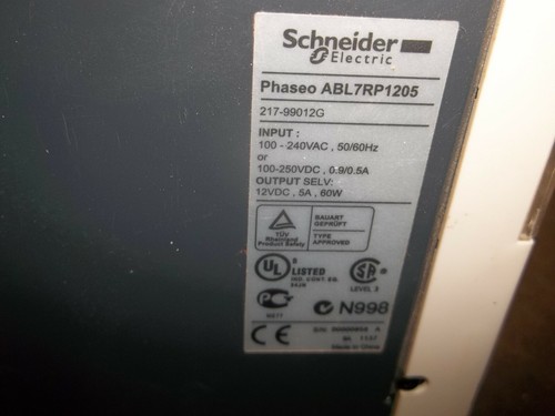 Abl7rp1205 power supply - abl7rp1205,