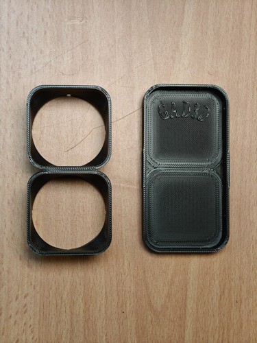 Double lens hood cap - double,