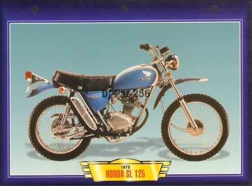 Fiche moto honda sl 125 - fiche,