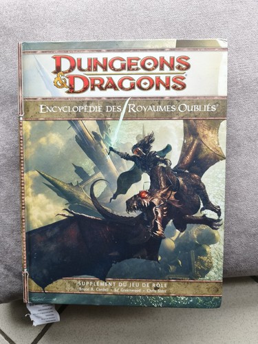 Livre dungeon dragons - dragons, d&d