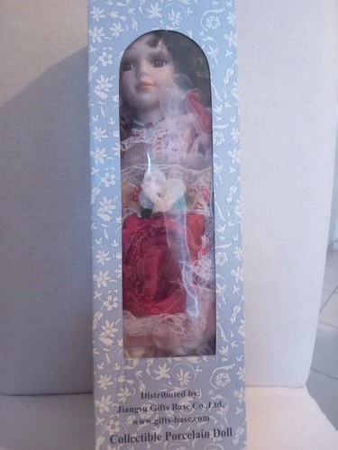 Collectible porcelain doll - porcelain,