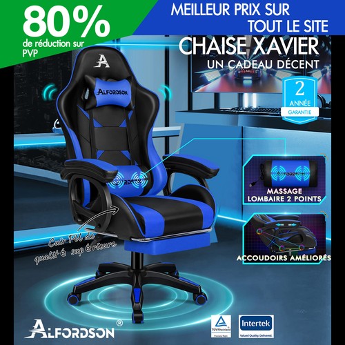 Alfordson chaise gaming avec - chaise,