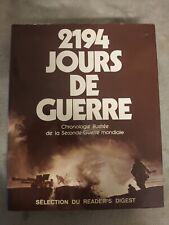 Livre 2194 jours de guerre