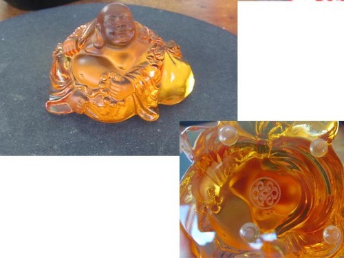 Liuli laughing buddah - laughing,