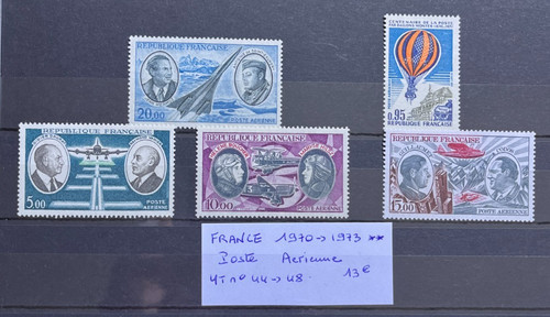 Timbres france 1970 73 - 1970, à