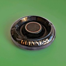 grand cendrier de bar bière guinness en céramique anglaise cachet rouge