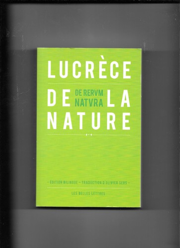 Lucrèce la nature - lucrèce,,