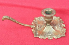 ancien bougeoir en cuivre