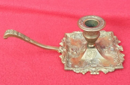 Ancien bougeoir cuivre - ancien,