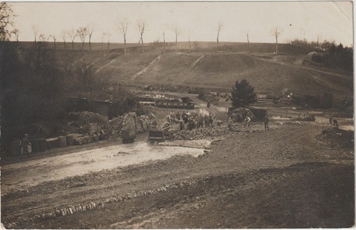 Carte photo allemande camp - photo,
