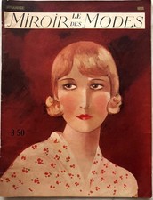 LE MIROIR DES MODES n° 3 Mars 1929 ancienne revue de mode Haute Couture