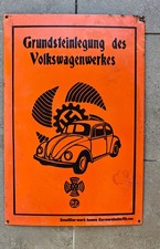 plaque emaillée vw volkswagen