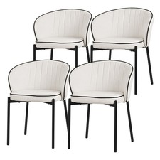 Set de 4 chaises de salle à