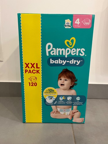 Xxl pack 120 couches pampers - couches,