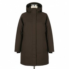 The North Face Veste Femme S Marron Duvet D'Oie Parka À Capuche Logo Chaude
