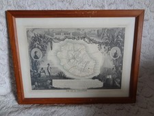 Carte ancienne île Bourbon