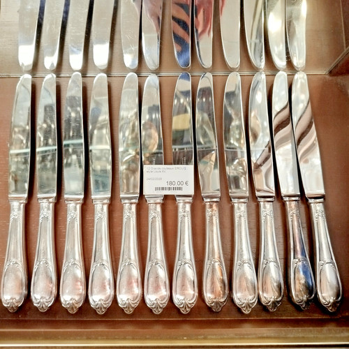 Ercuis lot couteaux - 12, de