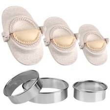 Ravioli Machine & Appareil Pastel avec Emporte-pièces Ronds 3 Tailles - Moule...