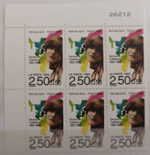 france.bloc de 6 numéroté du