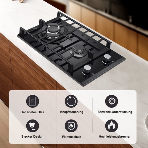 Table cuisson gaz - 2, feux