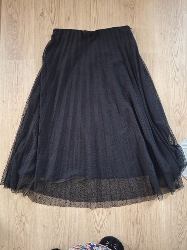 Jupe noire plissée - tulle,